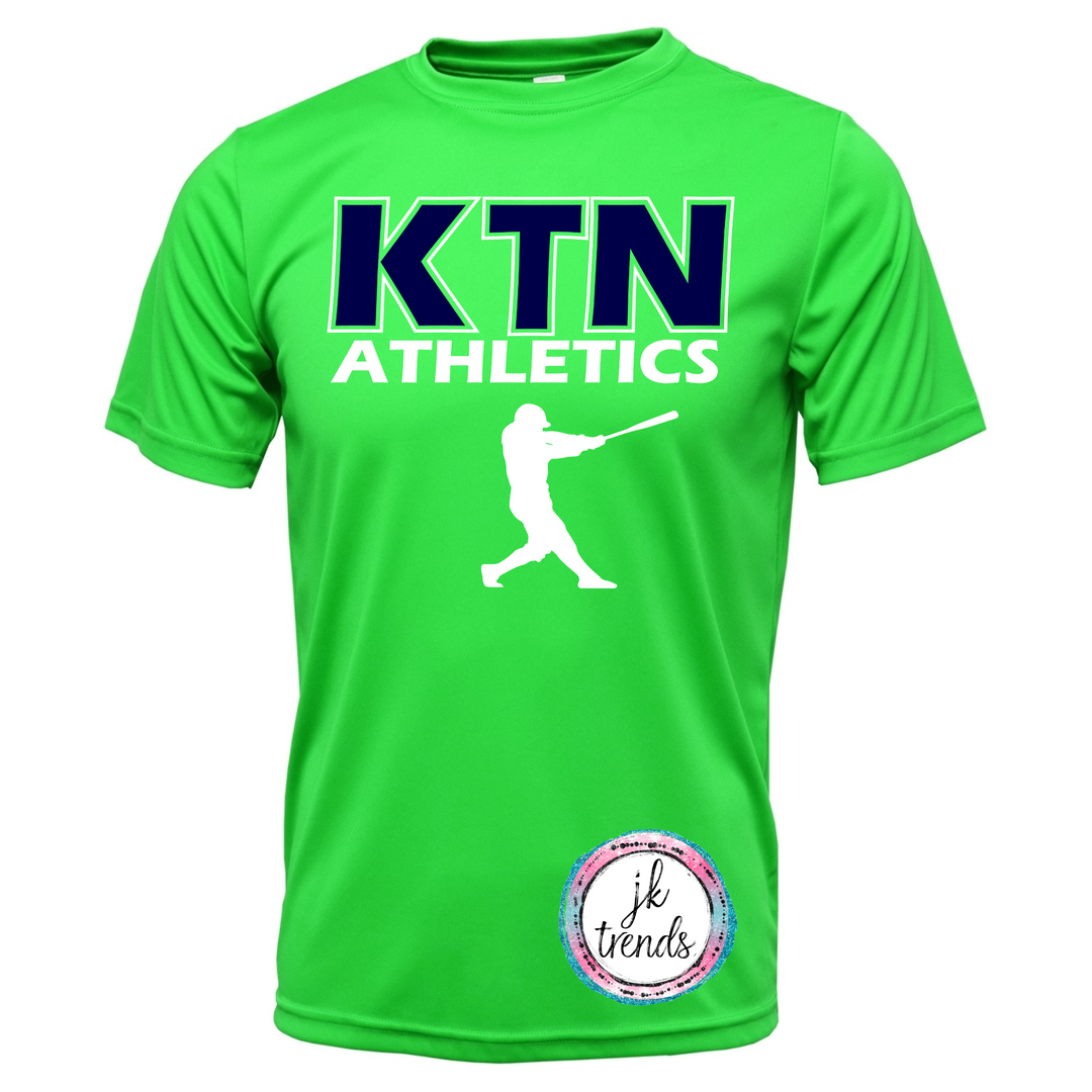 KTN Athletics Baseball YOUTH Short Sleeve Dri-Fit
