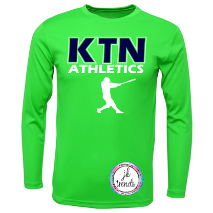 KTN Athletics Baseball YOUTH Long Sleeve Dri-Fit