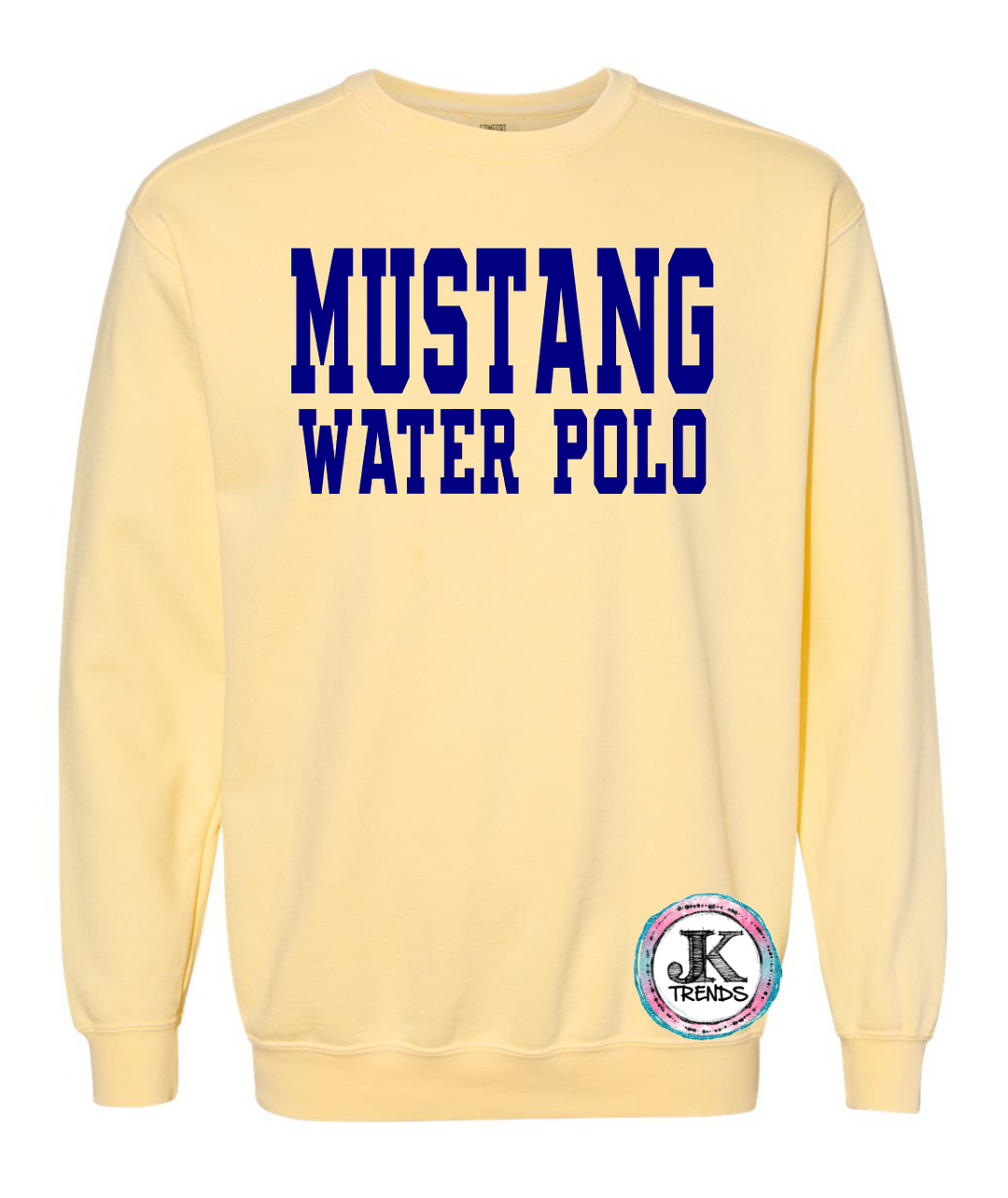 Mustangs Cy Ranch Water Polo Comfort Colors Sweatshirt