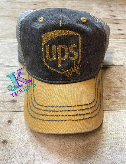 UPS Wife Hat Vinyl Custom