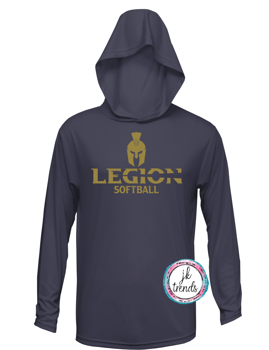 Legion Softball Long Sleeve Hood Shirt