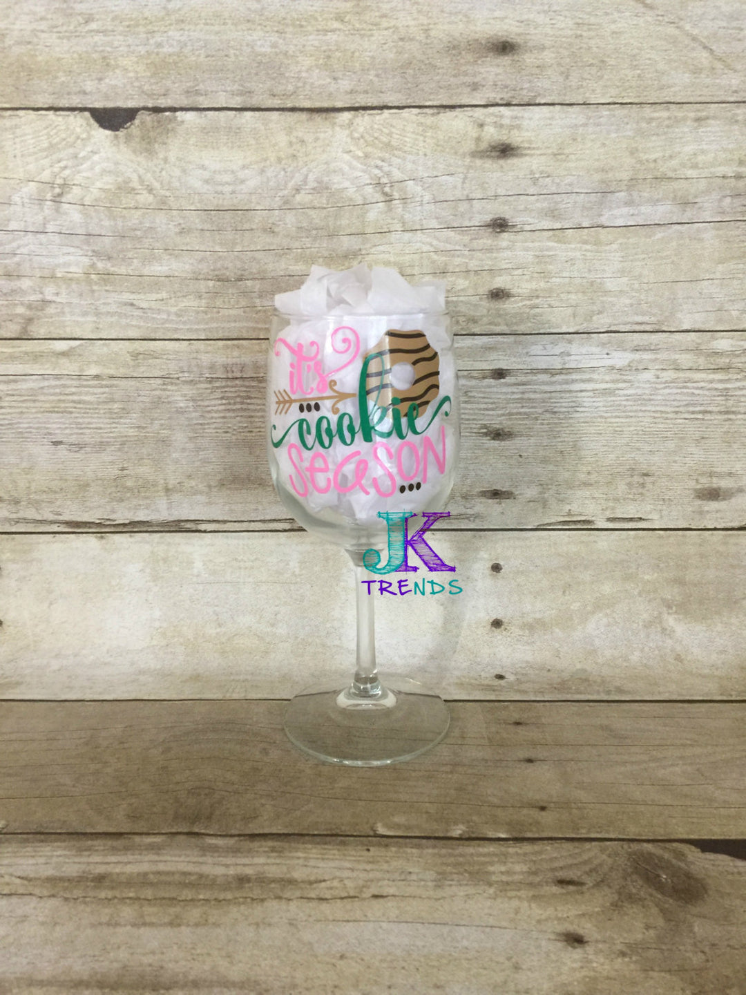 Cookie Mom Troop Leader" Wine Glass - Gift - Birthday - Club - Mom - Thank You