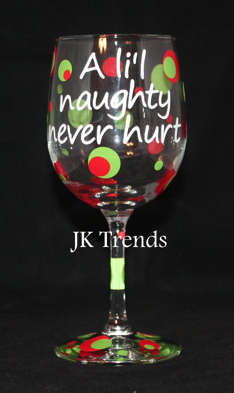 Holiday Wine Glass - Christmas - Friends and Family - Gift - Party - Celebration - Host/Hostess