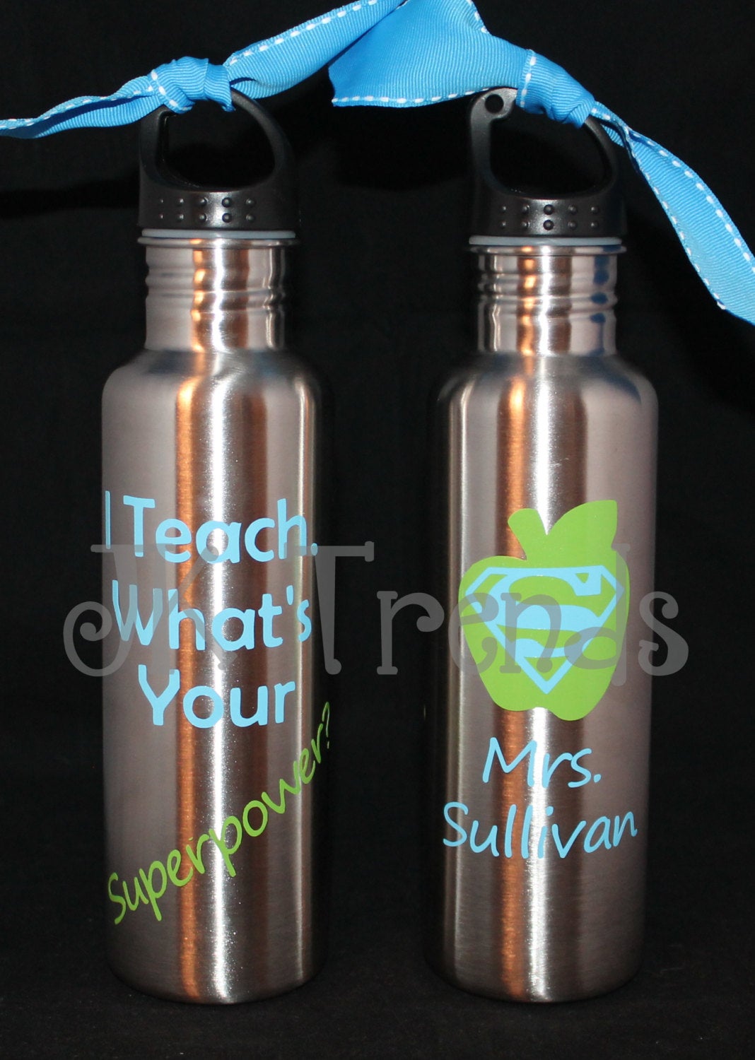 Teacher Appreciation" 25 oz Stainless Steel Water Bottle - Thank You Gift - Christmas - End of the Year - Gift - Birthday