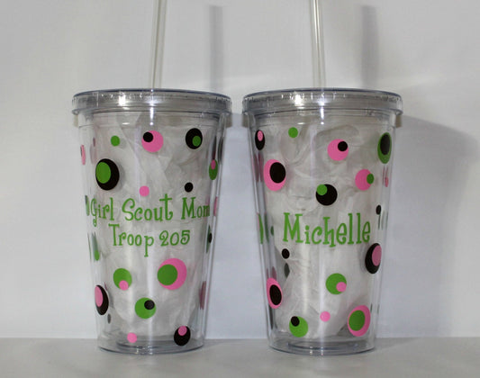 Scout Mom" Acrylic Tumbler 16oz or 20oz - Gift - Birthday - Club - Mom - Thank You