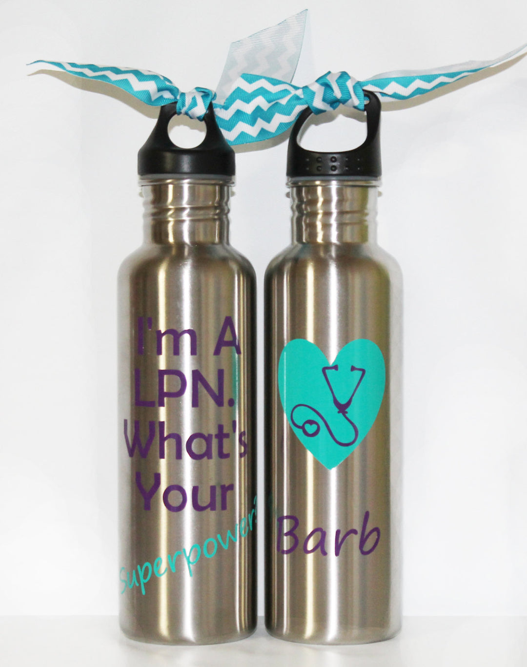 I'm a LPN, What's Your Superpower?" Stainless Steel Water Bottle - Gift - Christmas - Birthday - Mother - Friend - Nurse