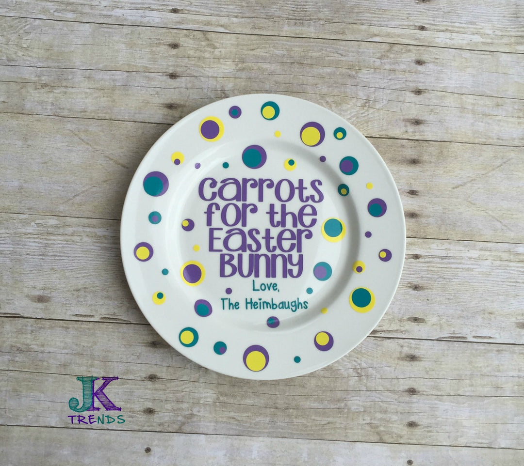 Easter Bunny Plate Home Decor