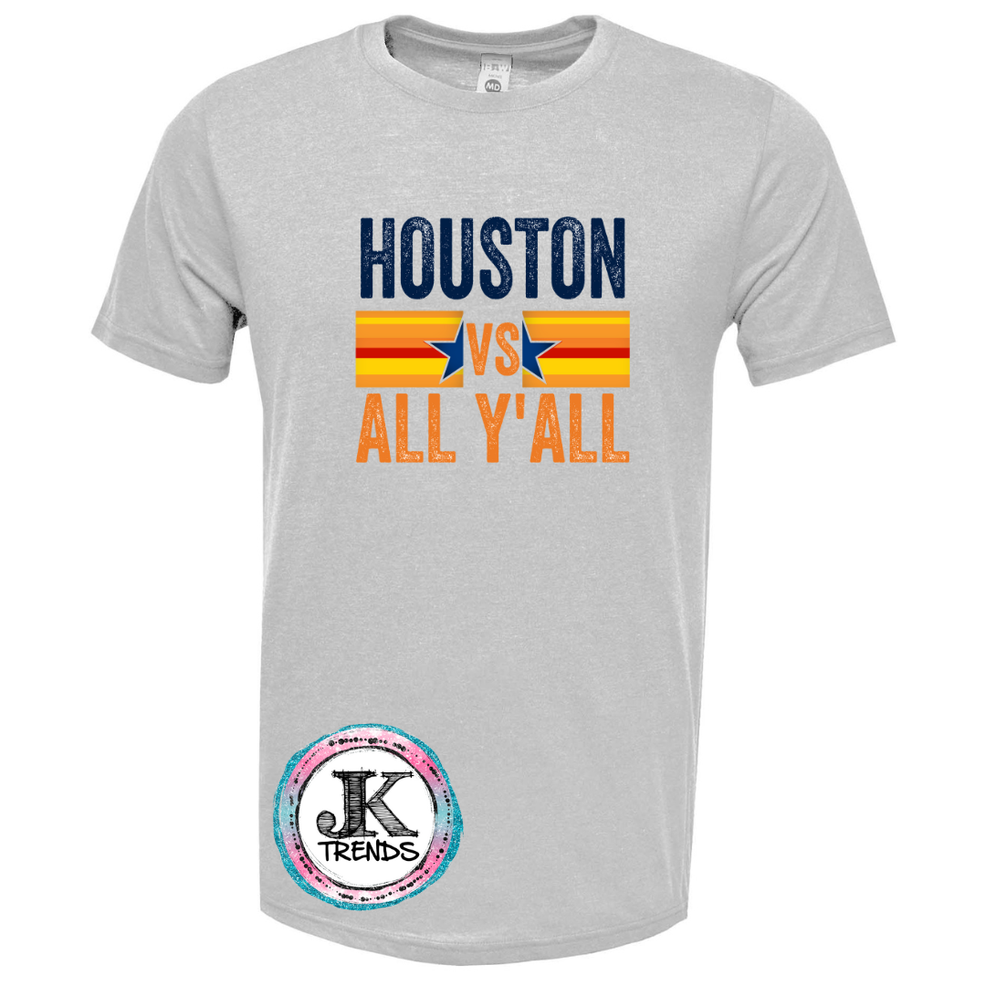 Houston vs all y’all Astros Short Sleeve Shirt!