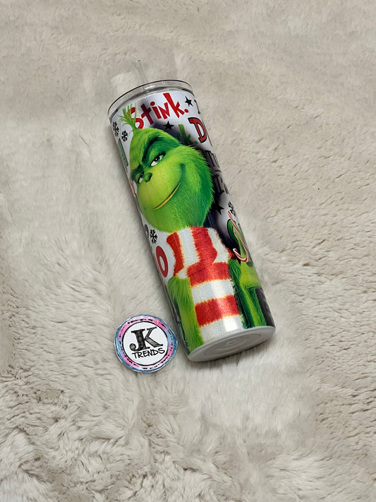 Grinch DNA 100% That Grinch 20oz Stainless Steel Tumbler