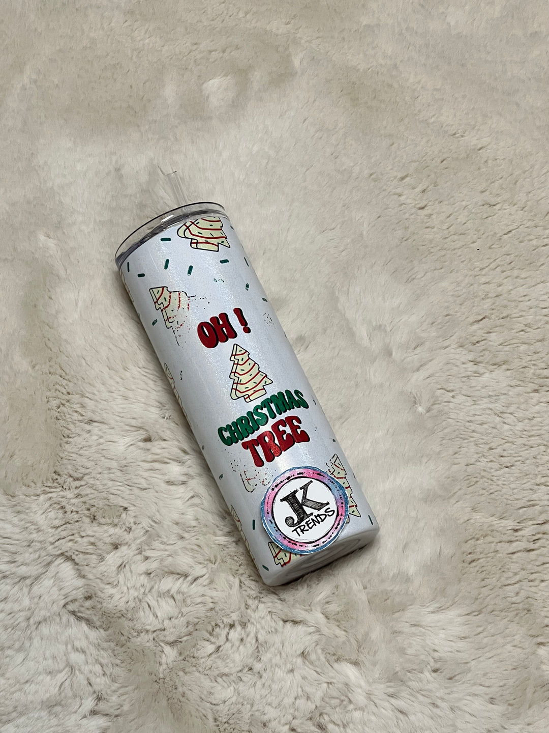 Oh Christmas Tree 20oz Stainless Steel Tumbler