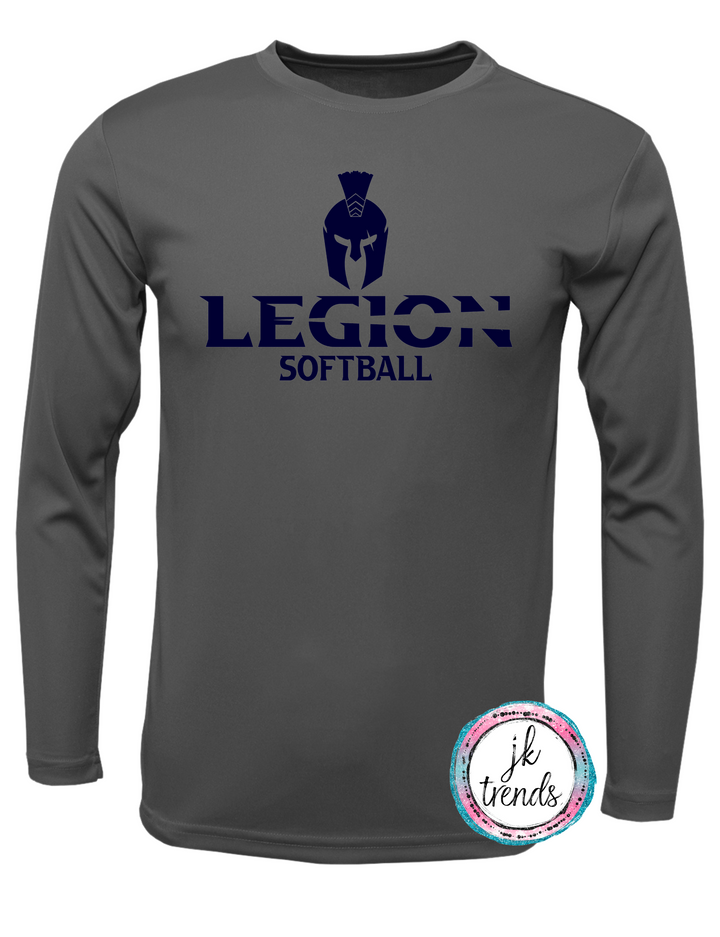 Legion Softball Performance Youth & Adult Crew Long Sleeve Shirt