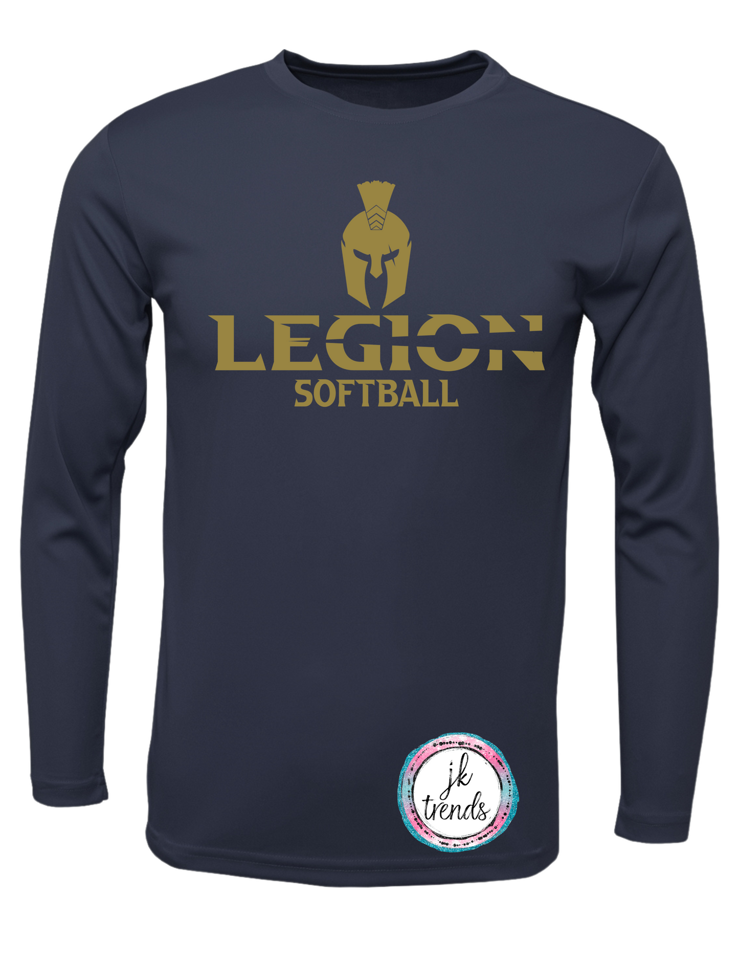 Legion Softball Performance Youth & Adult Crew Long Sleeve Shirt