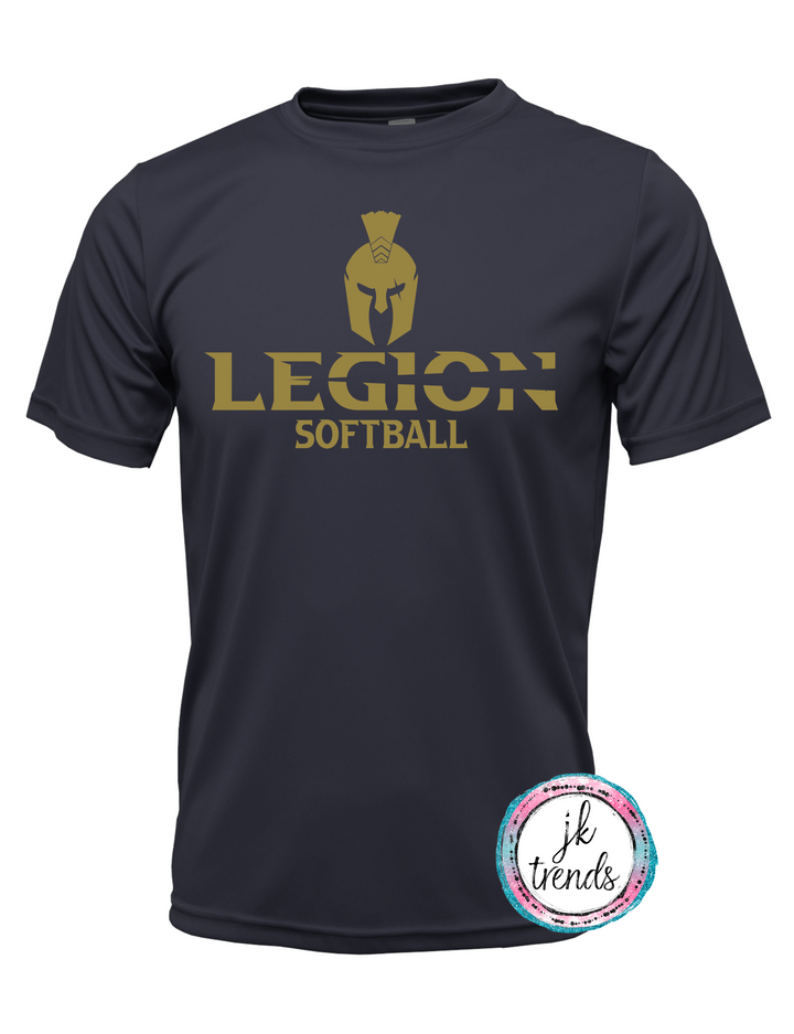 Legion Softball Performance Youth & Adult Crew Short Sleeve Shirt