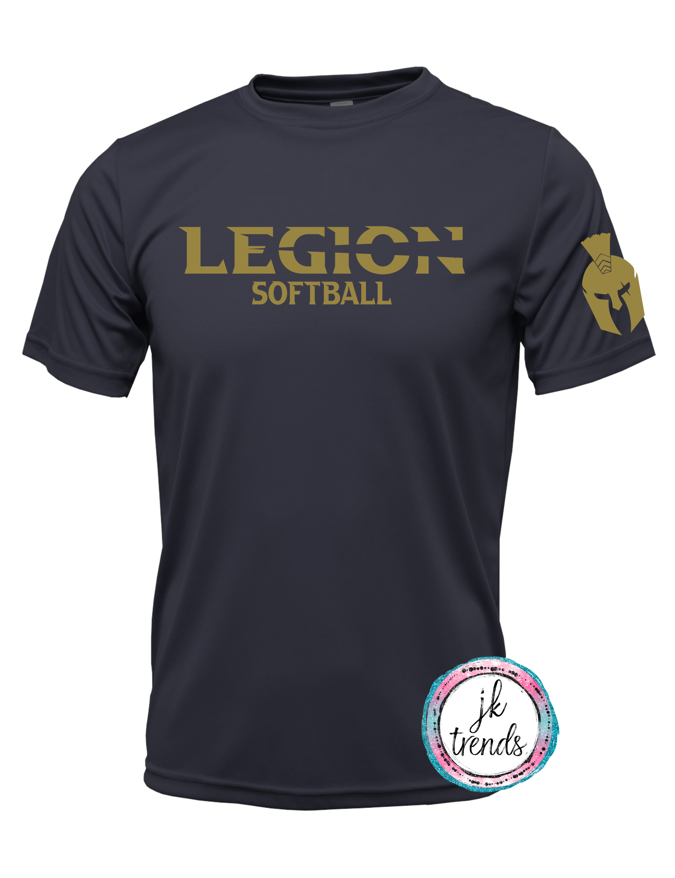 Legion Softball Performance Youth & Adult Crew Short Sleeve Shirt